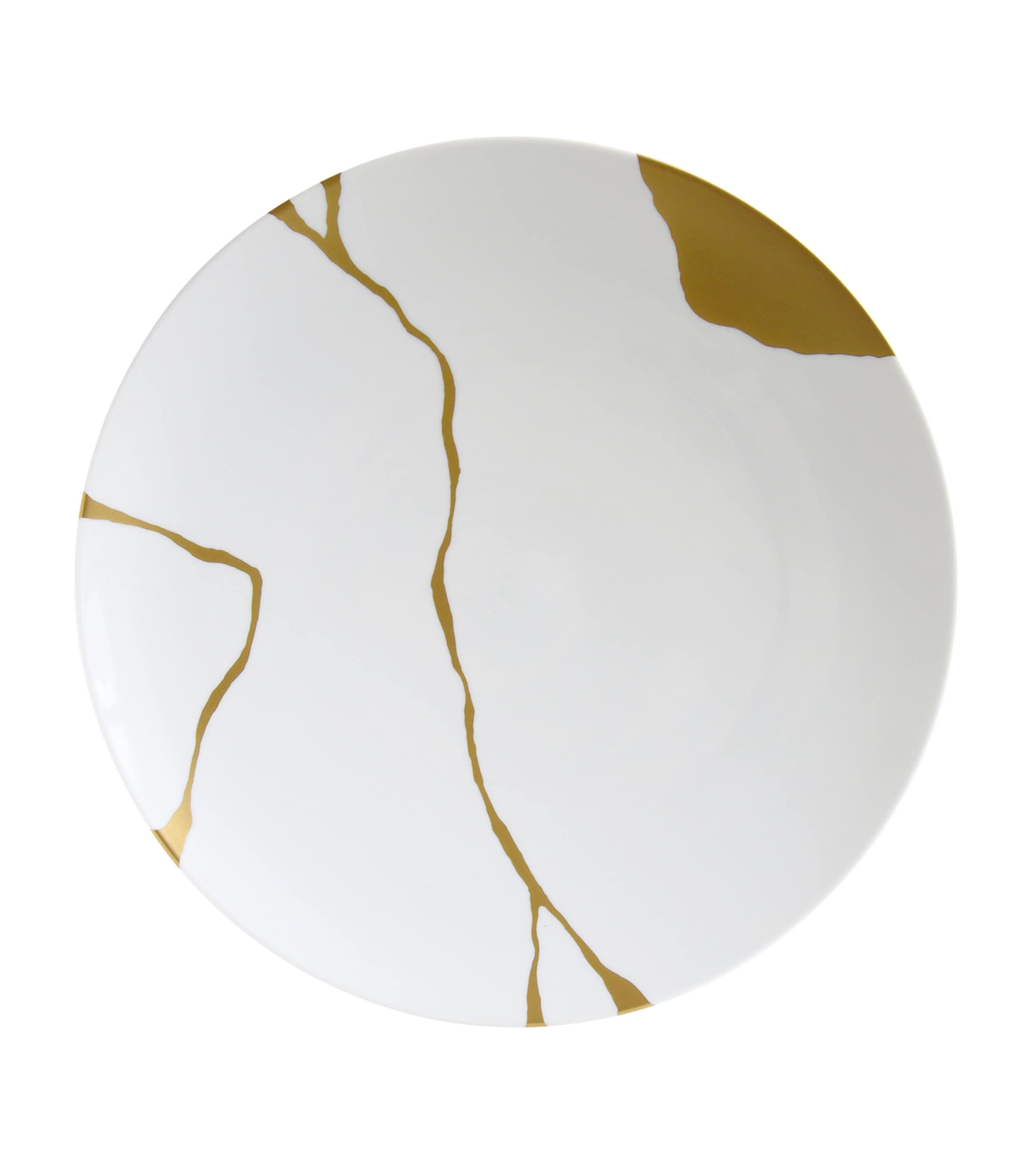 BERNARDAUD KINTSUGI LARGE COUPE PLATE 