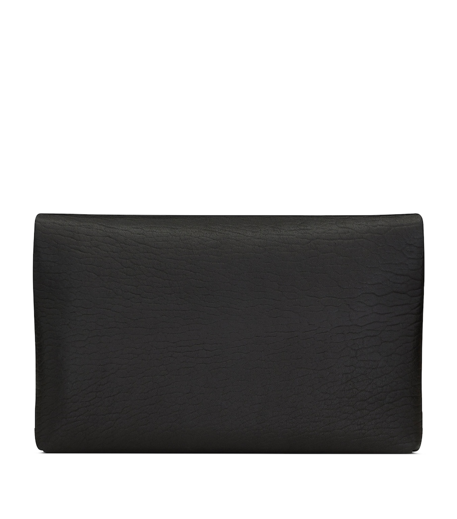 Saint Laurent Leather Cassandre Envelope Pouch Image 2