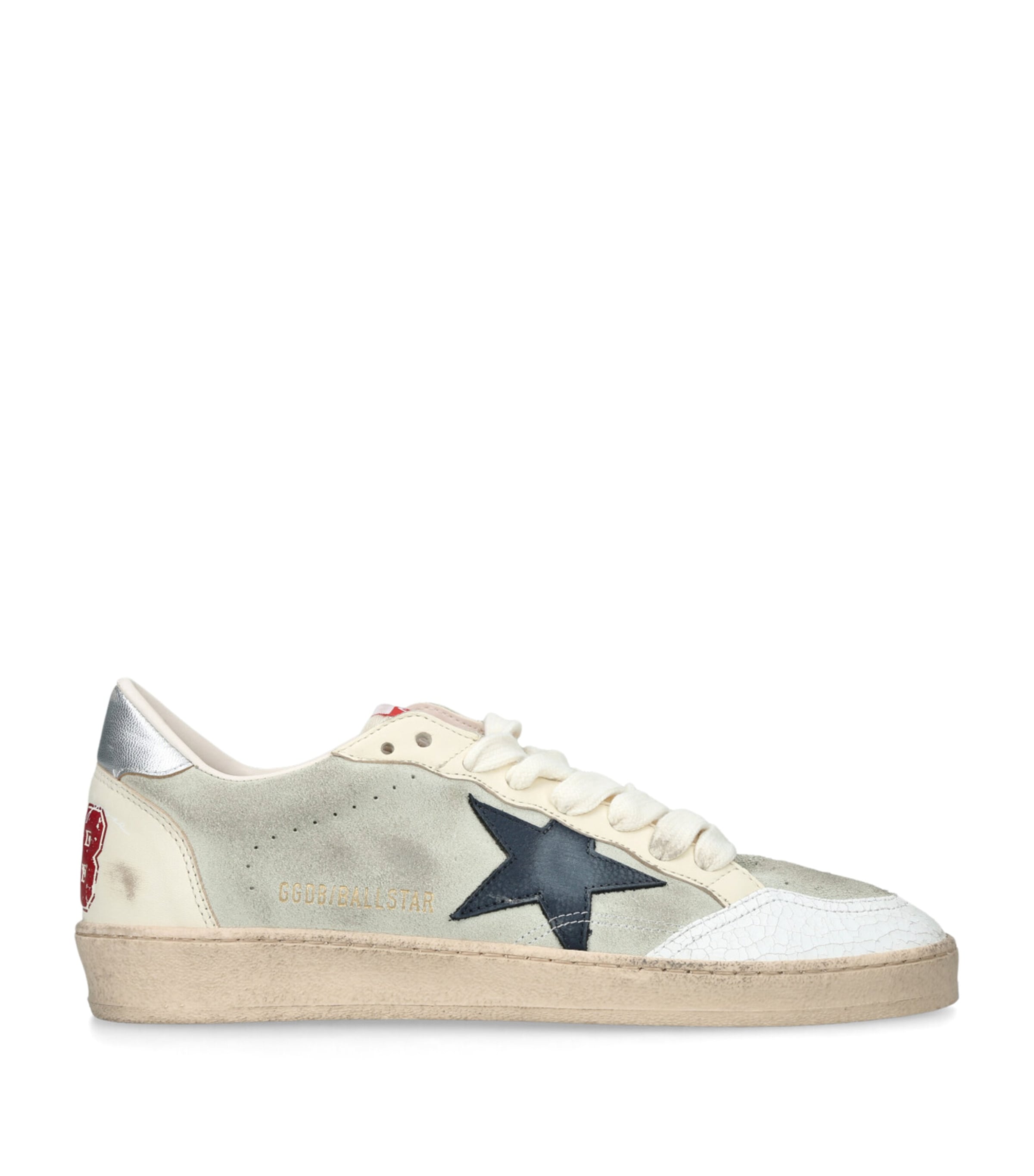 Golden Goose Suede Ball Star Sneakers White/comb Image 1