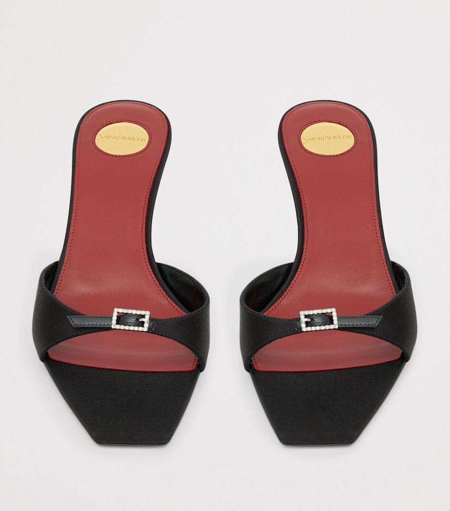 Satin Daisy Mules 50 1000 Image 2