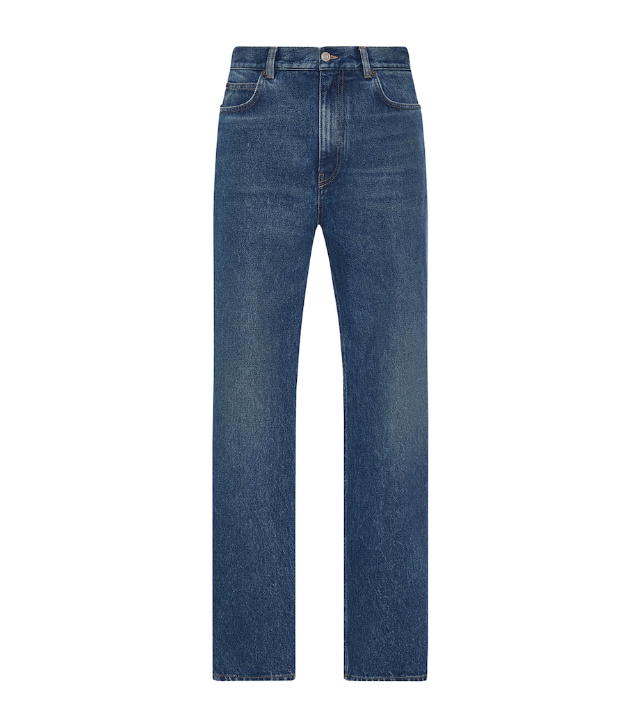 The Row Mens Vanya Straight Jeans Medium Indigo Image 1