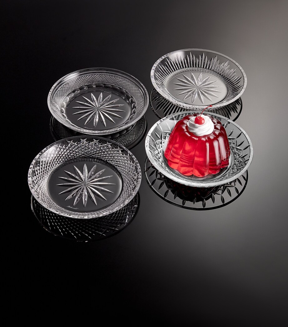 Set of 2 Mastercraft Heritage Alana Plates CLEAR Image 5