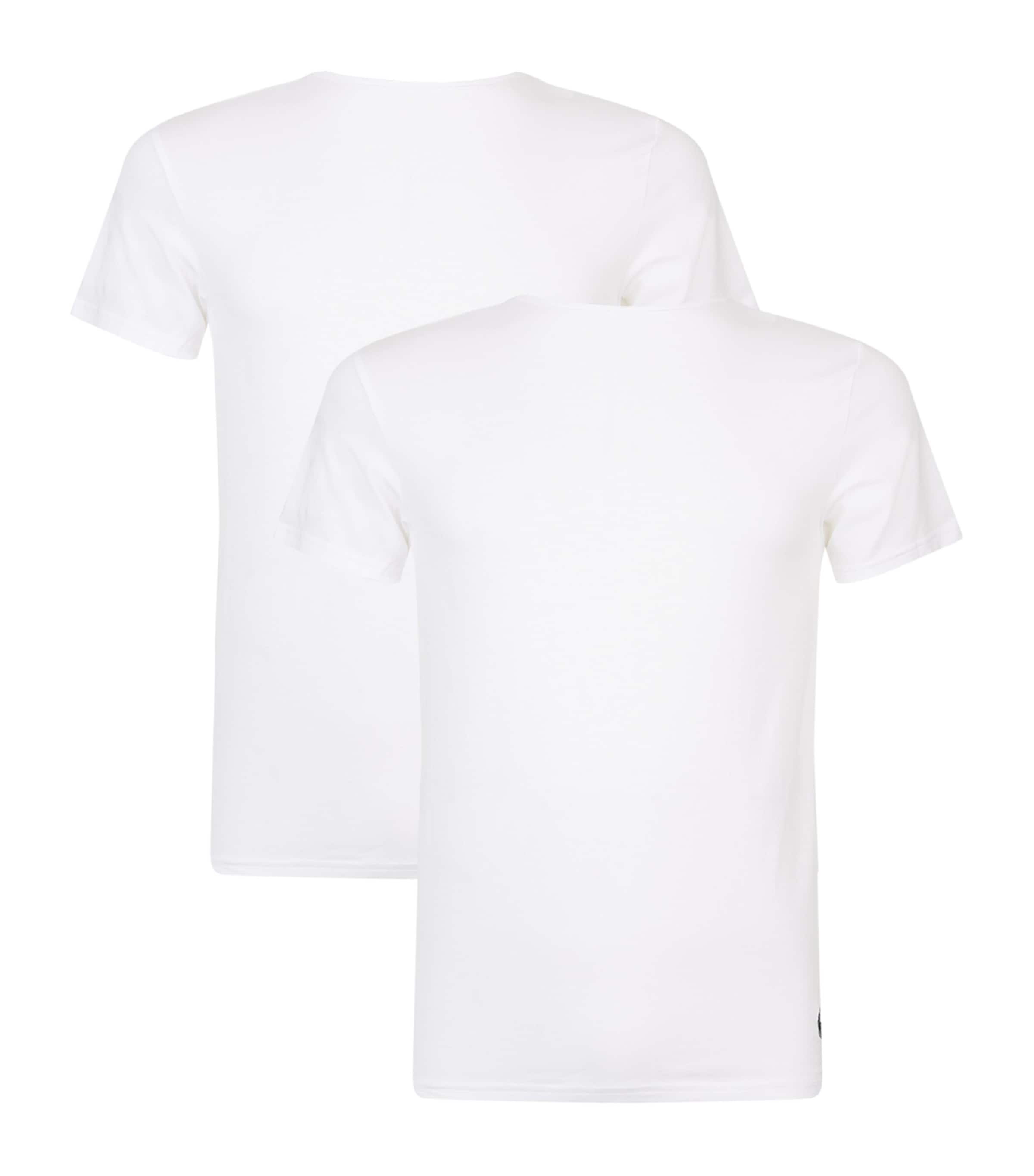 Polo Ralph Lauren Mens Stretch Cotton T-Shirt (Set Of 2) White Image 3