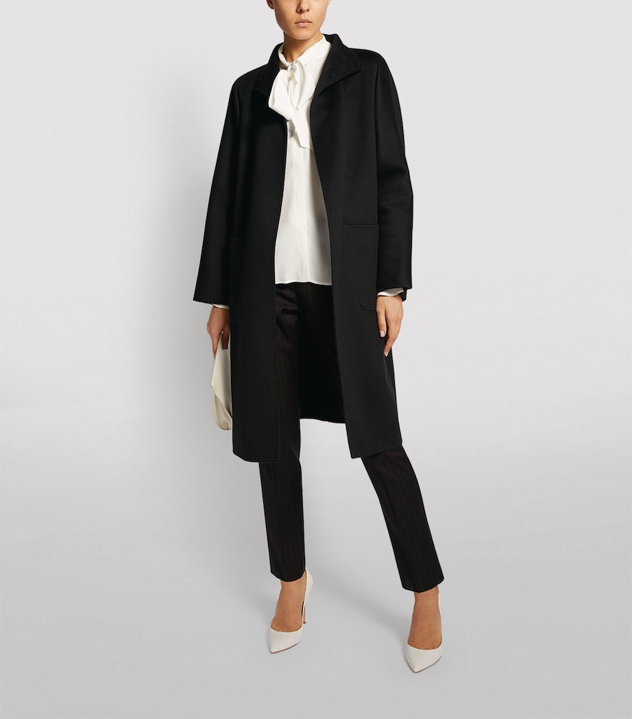 Cashmere Lilia Coat BLACK Image 2