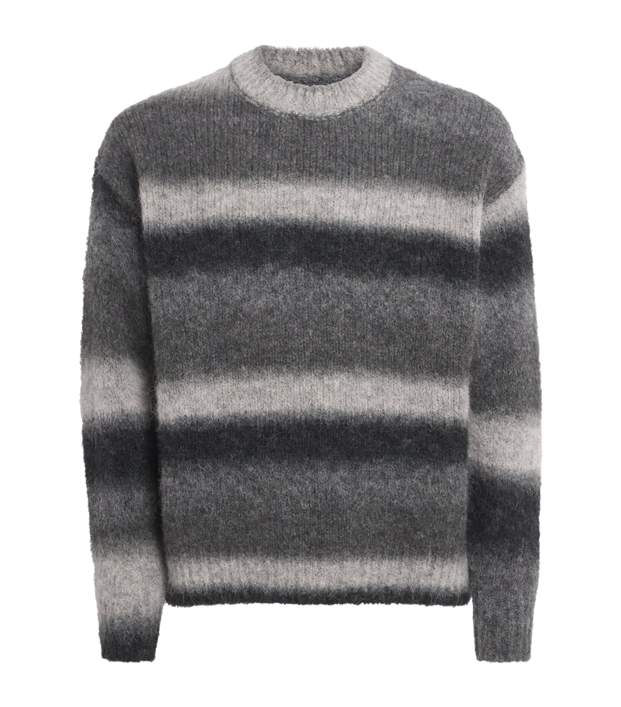 Wool-Blend Gradient Knit Jonas Sweater CHARCOAL MELANGE Image 1