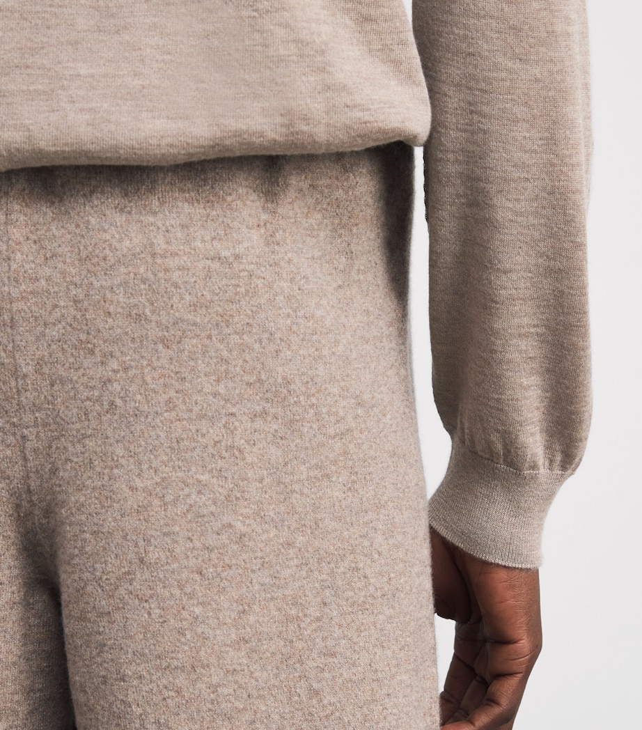 Cashmere Fin Sweater HB0273 PEBBLE Image 6