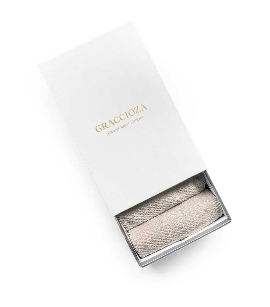 Set of 5 Bee Waffle Washcloths (30cm x 30cm) FOG Image 1