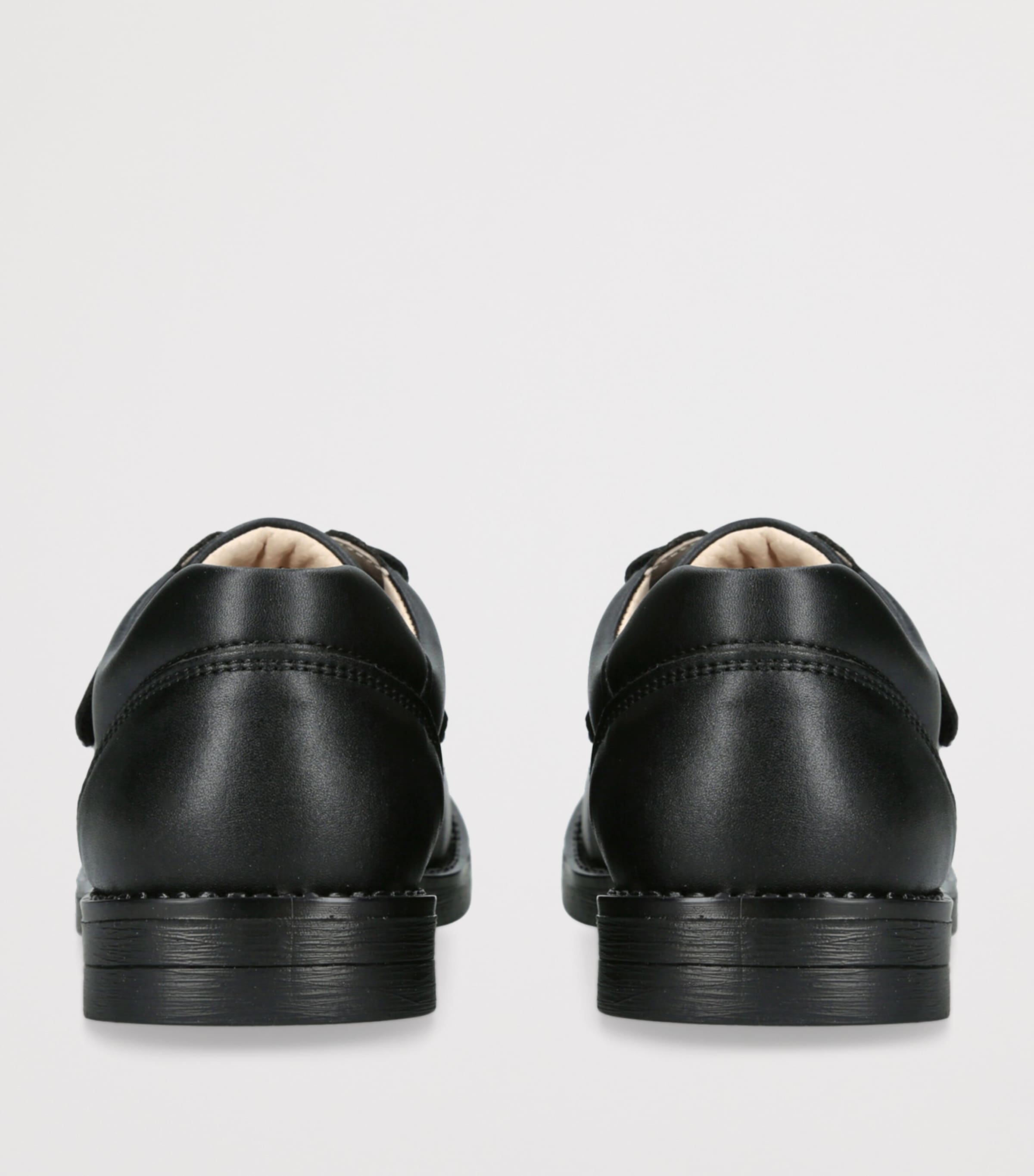 Leather George School Shoes BLACK Image 2