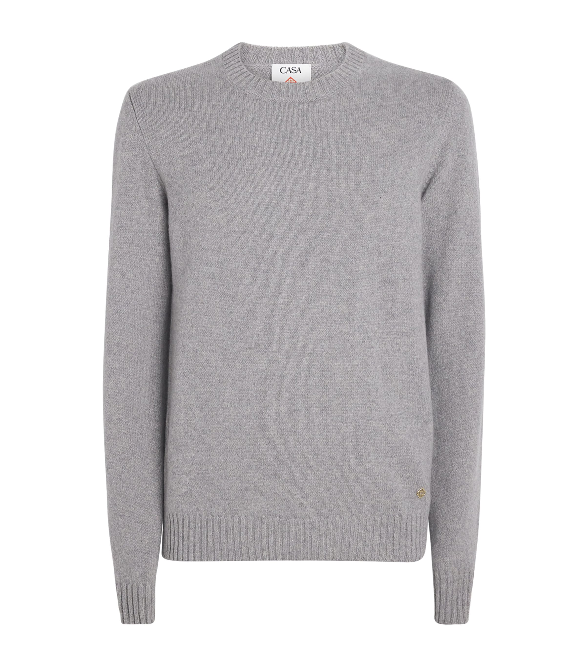 Cashmere Crew-Neck Sweater GREY Image 1