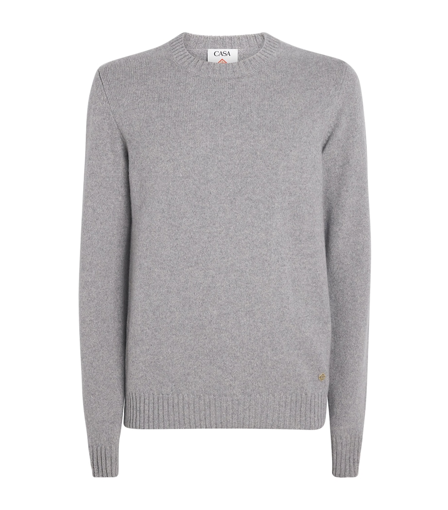 Cashmere Crew-Neck Sweater GREY Image 1