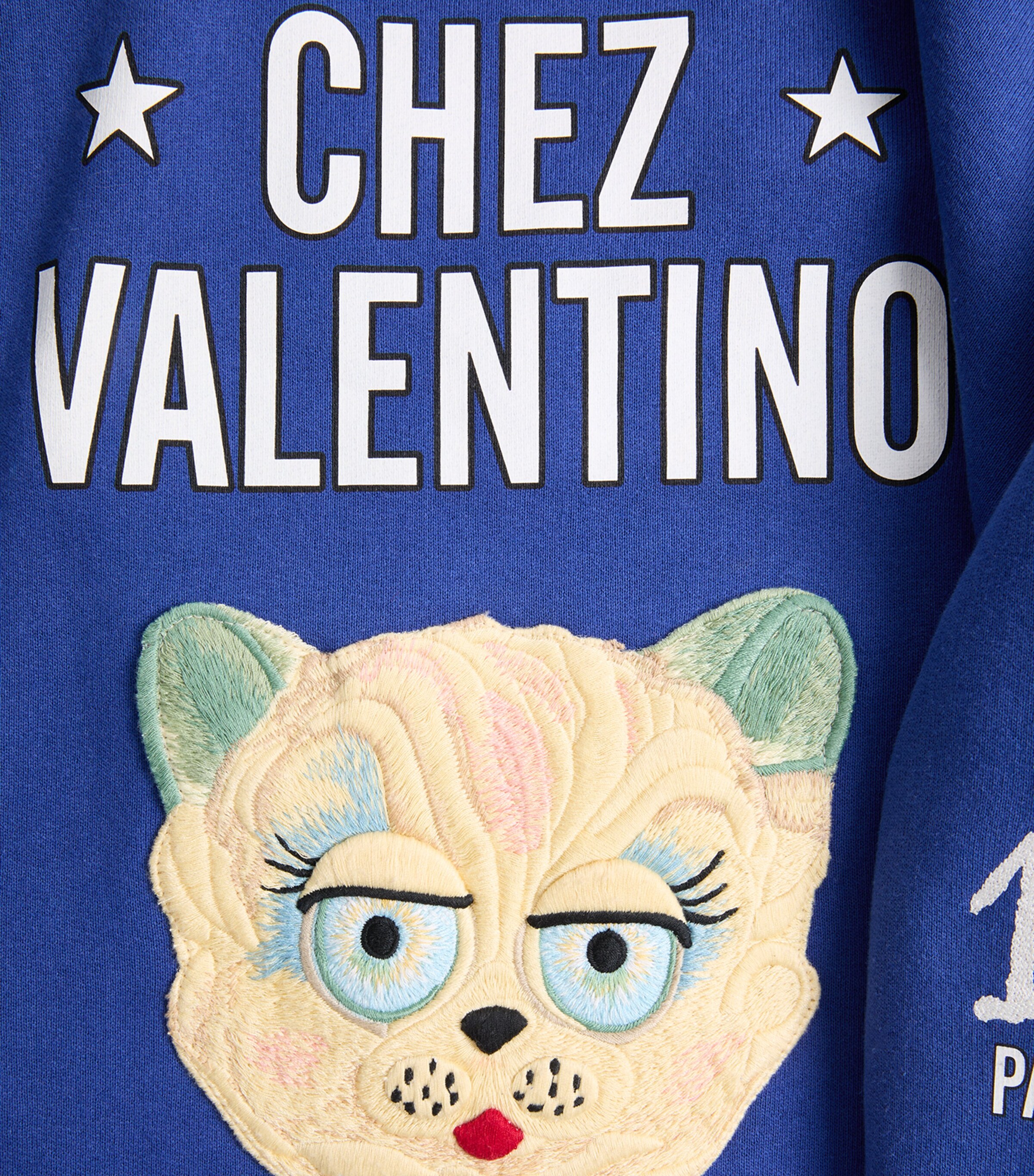 Valentino Womens Cotton Varsity Sweatshirt Image 7