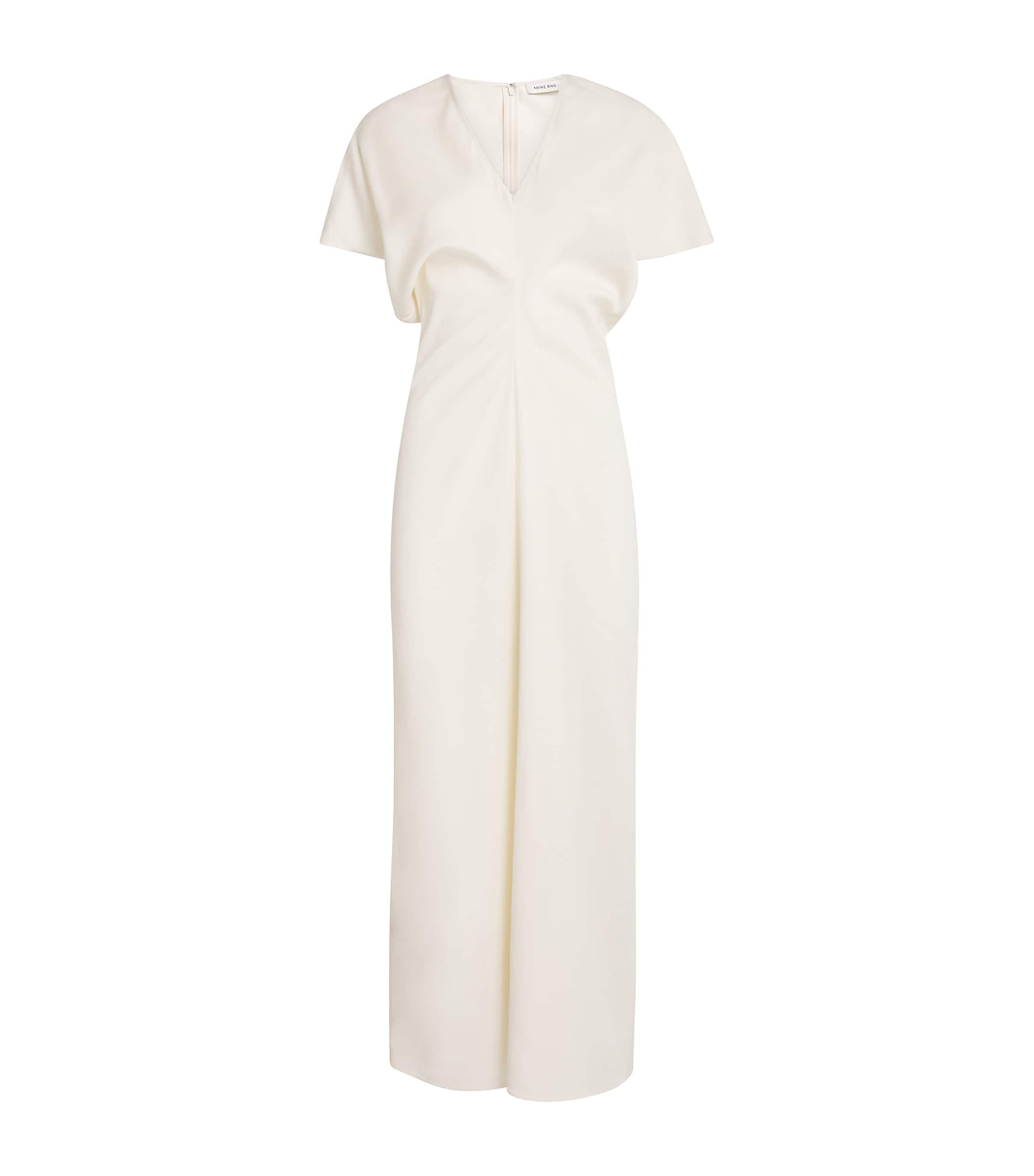 Satin Zadig Midi Dress