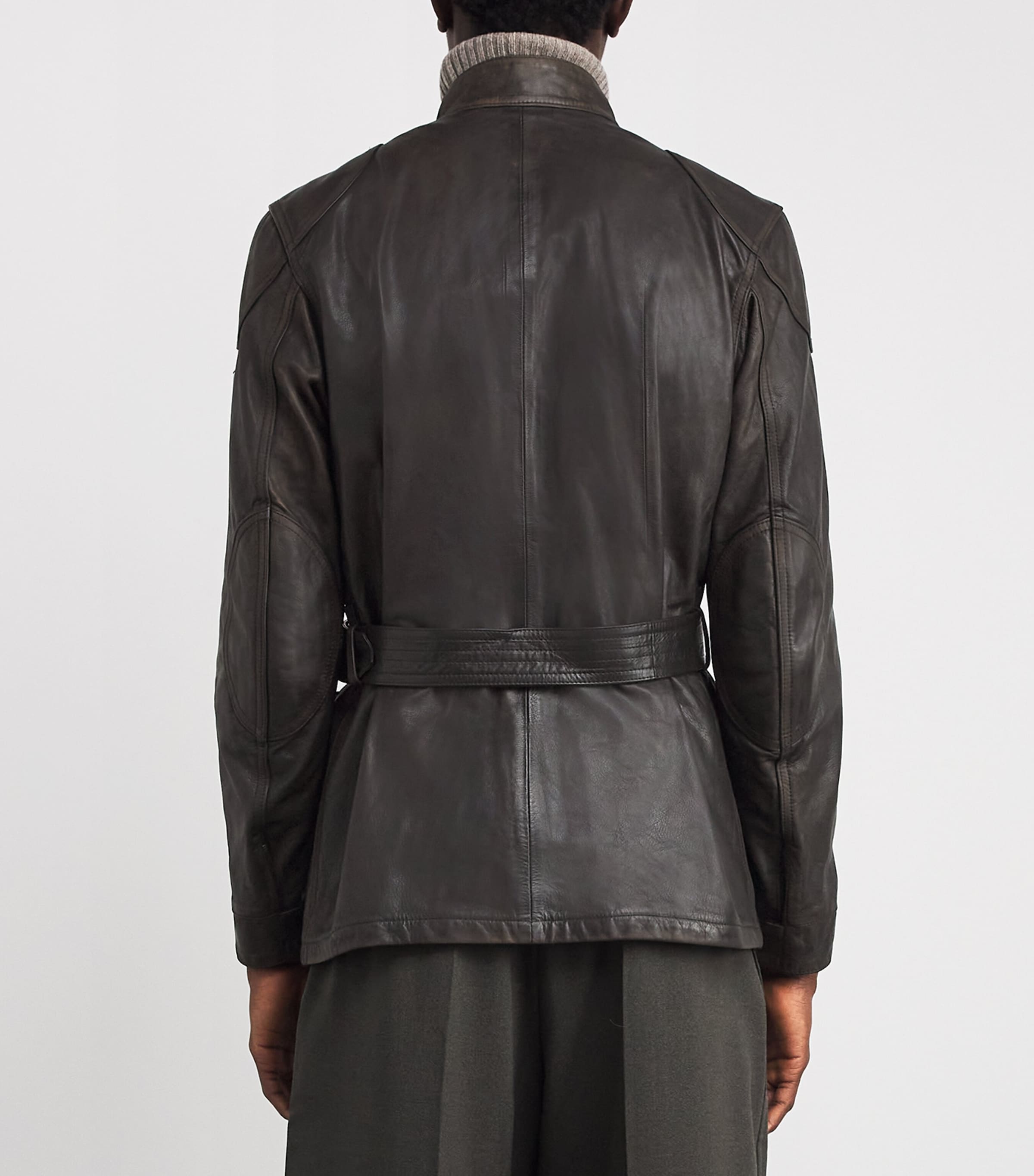 Legacy Trialmaster Panther Leather Jacket DKERTDARK EARTH Image 4