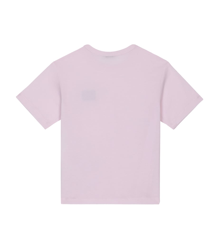 Dolce&Gabbana Kids Logo Detail T-Shirt (2-6 Years) Very Light Pow Image 2