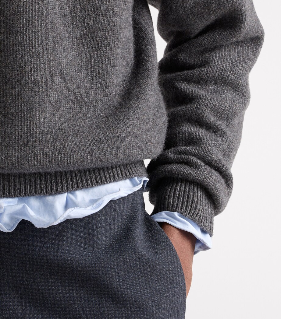 Re-Cashmere Crew-Neck Sweater F0480 Image 6