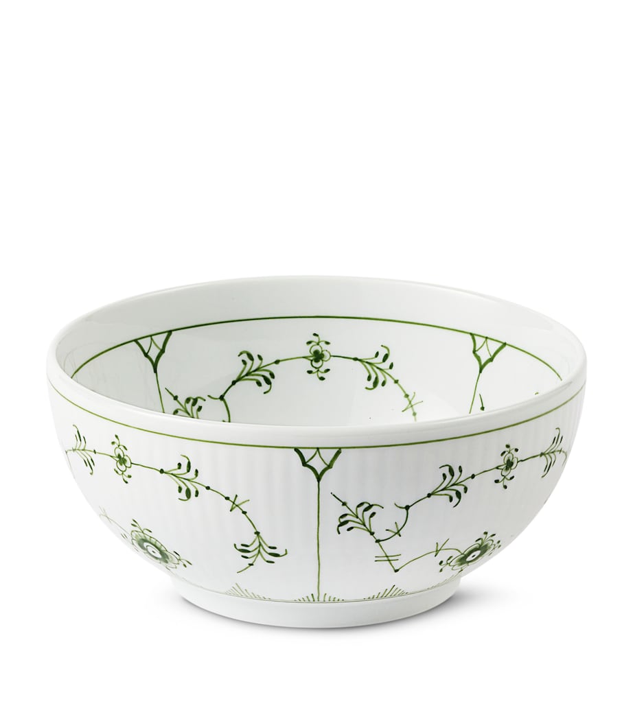 Royal Copenhagen Fluted Plain Bowl (470ml) Green Image 3