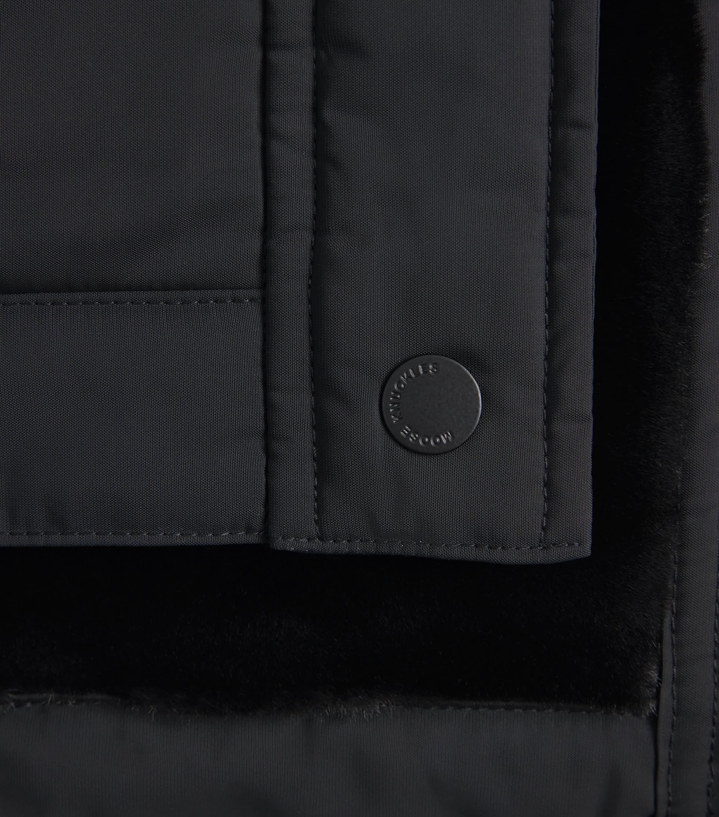 Moose Knuckles Mens Jacques Bunny Jacket Black Image 6