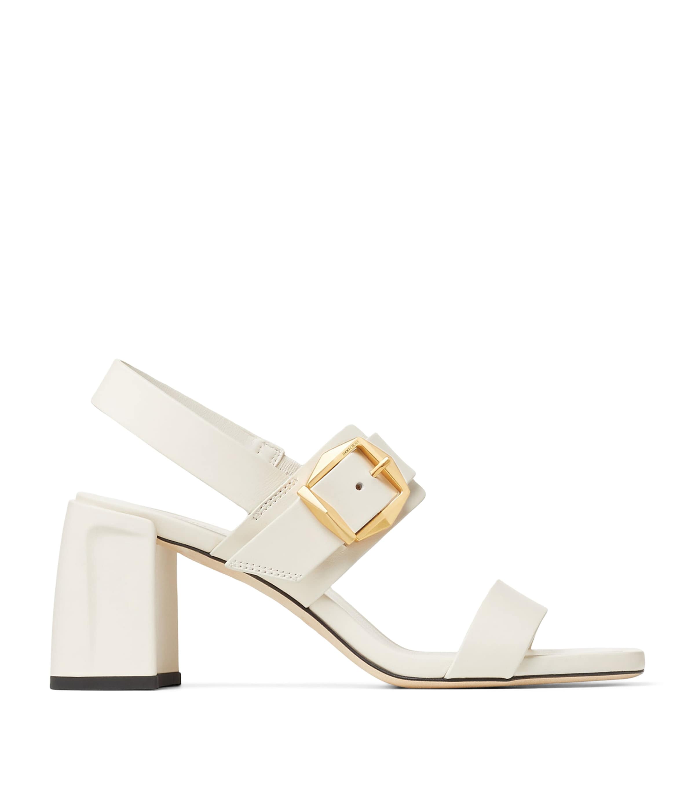 Shop Jimmy Choo Hawke 75 Leather Sandals