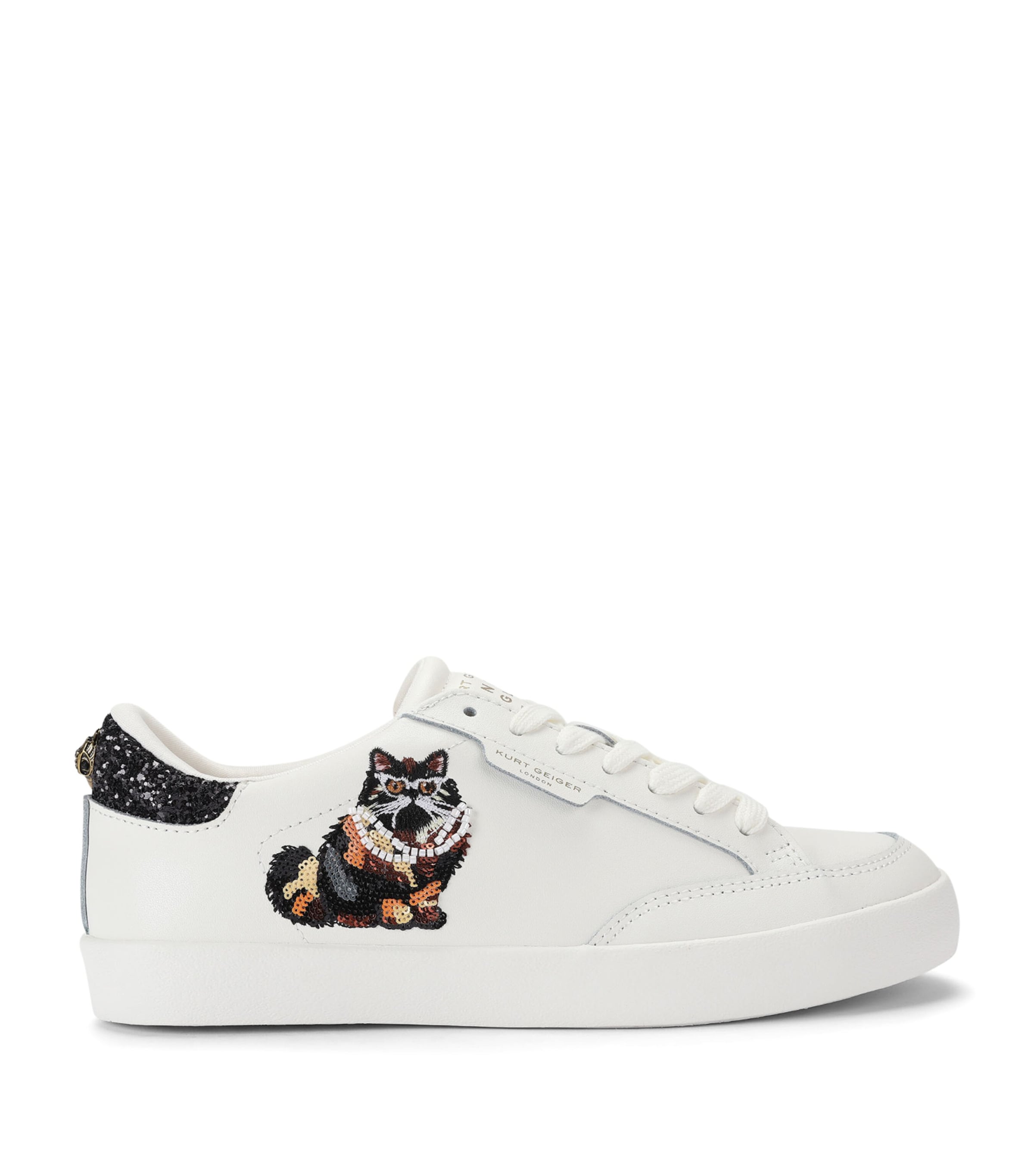 Kurt Geiger London Leather London Patch Sneakers White Image 1