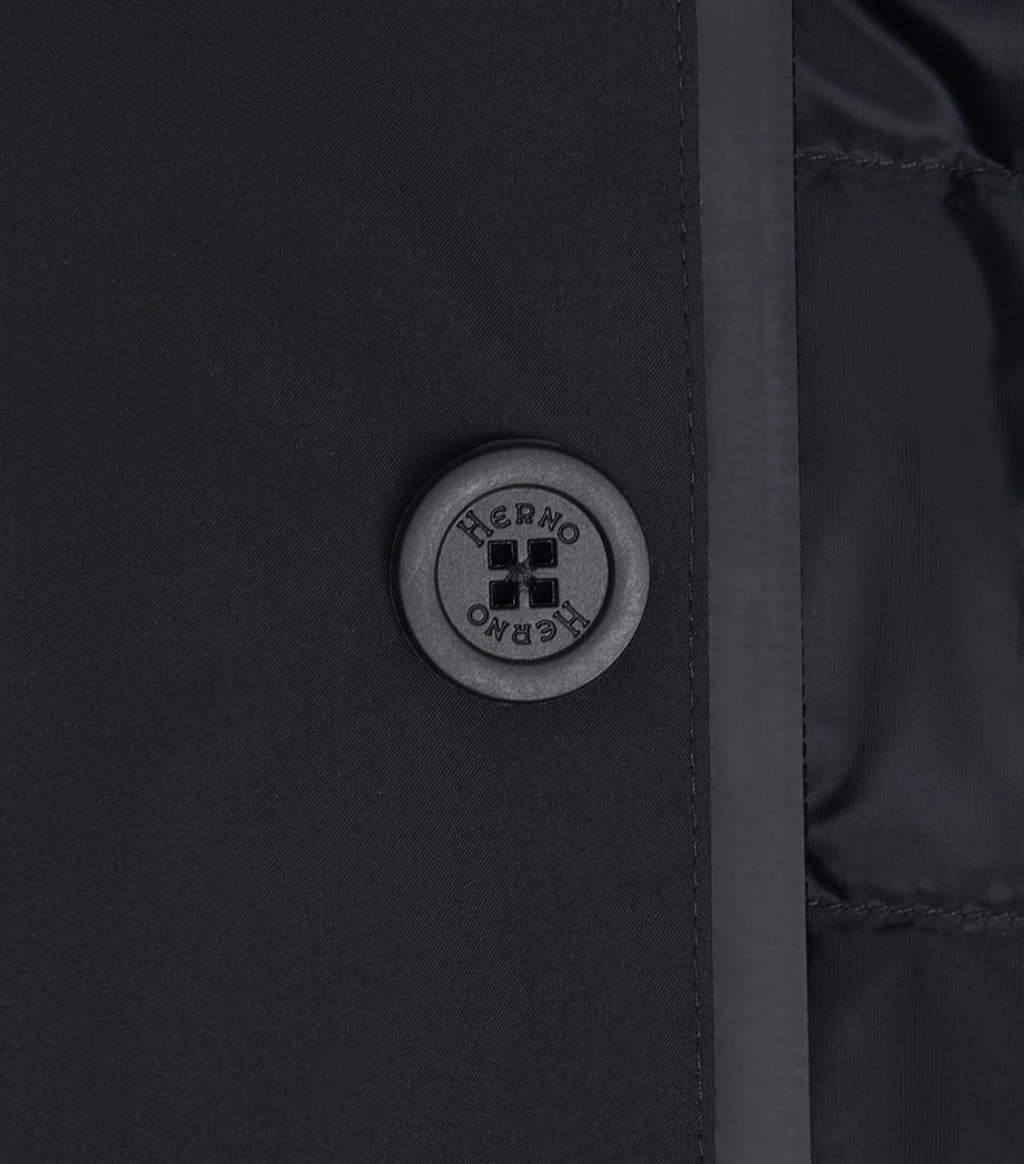 Herno Mens Down Hybrid Jacket Nero Image 6