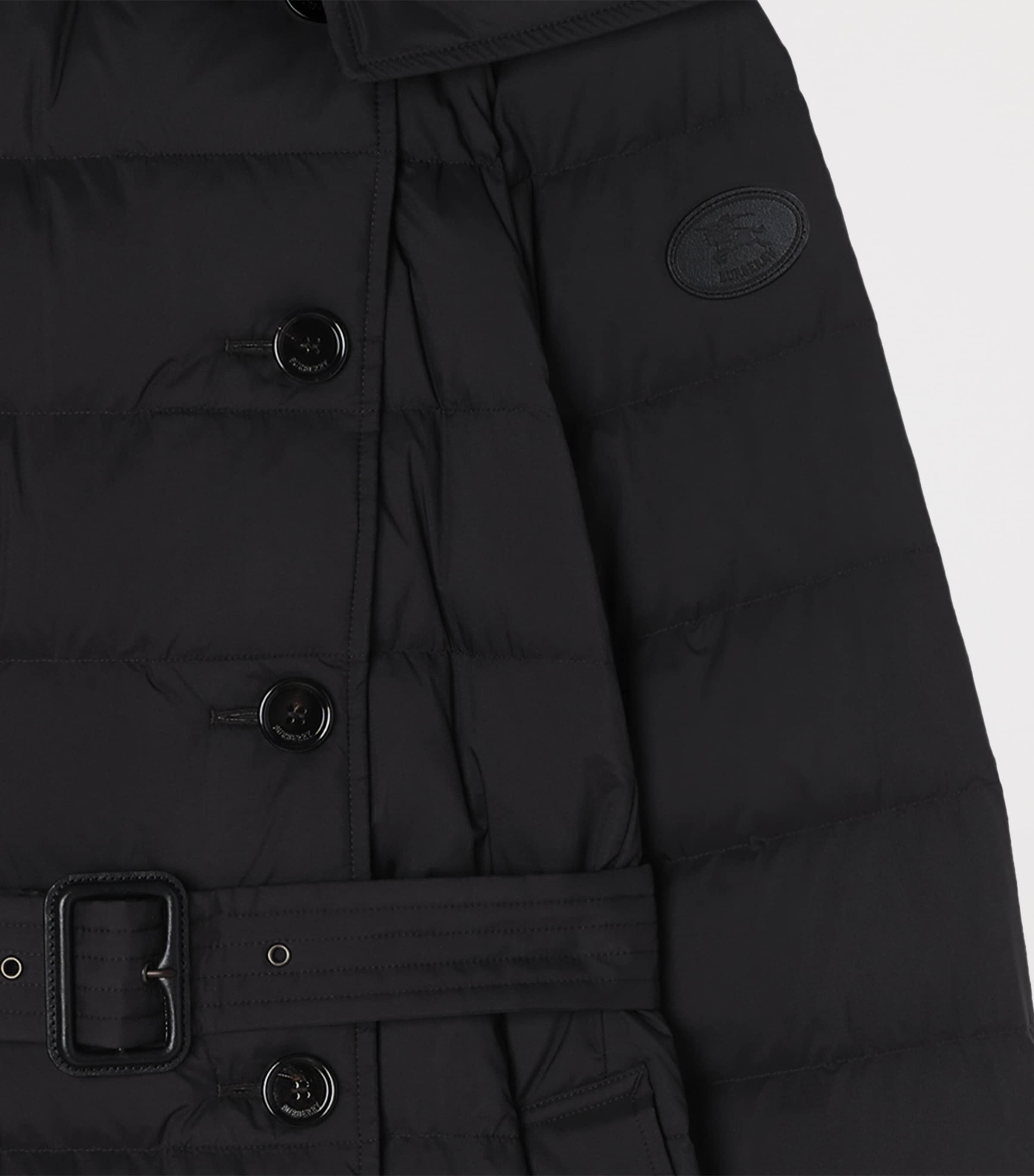 Burberry Womens Down Puffer Coat Black Image 2