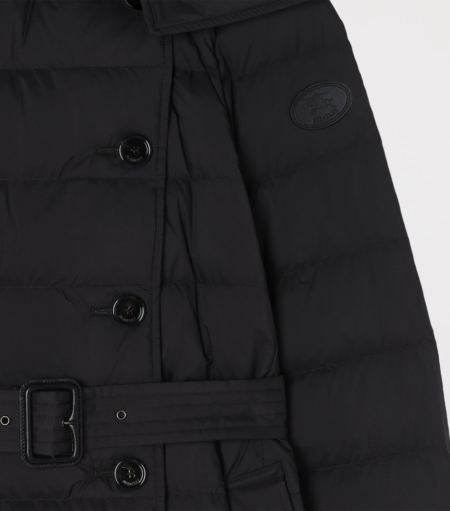 Burberry Womens Down Puffer Coat Black Image 2