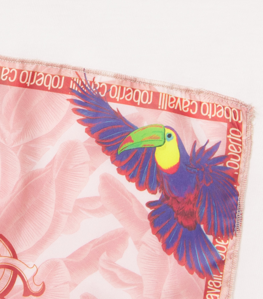 Cotton Tropical Logo Print T-Shirt (4-14 Years) WHITE Image 3