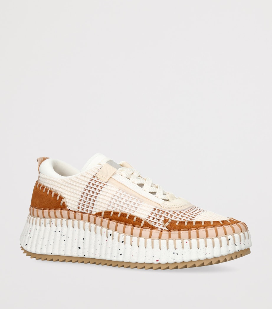 Chloé Nama Runner Sneakers Brown Image 3