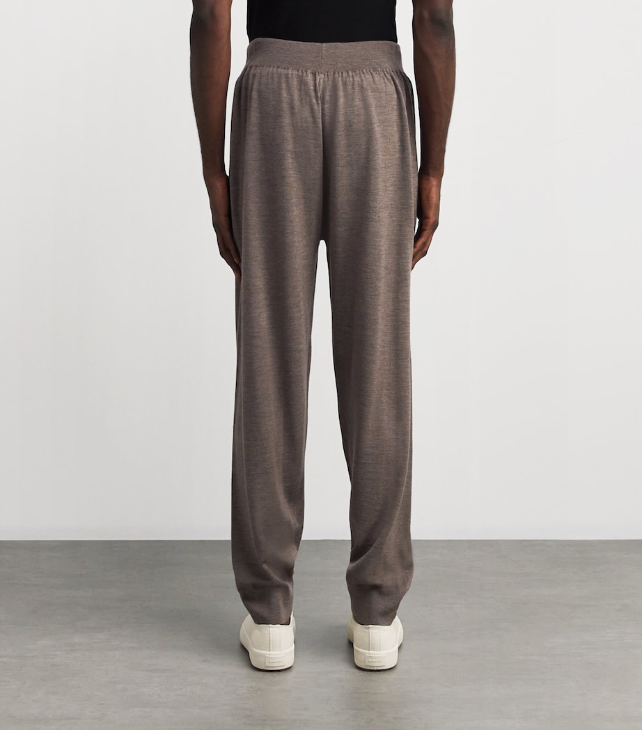 Extra Fine Merino Wool Henning Sweatpants MUSHROOM Image 4