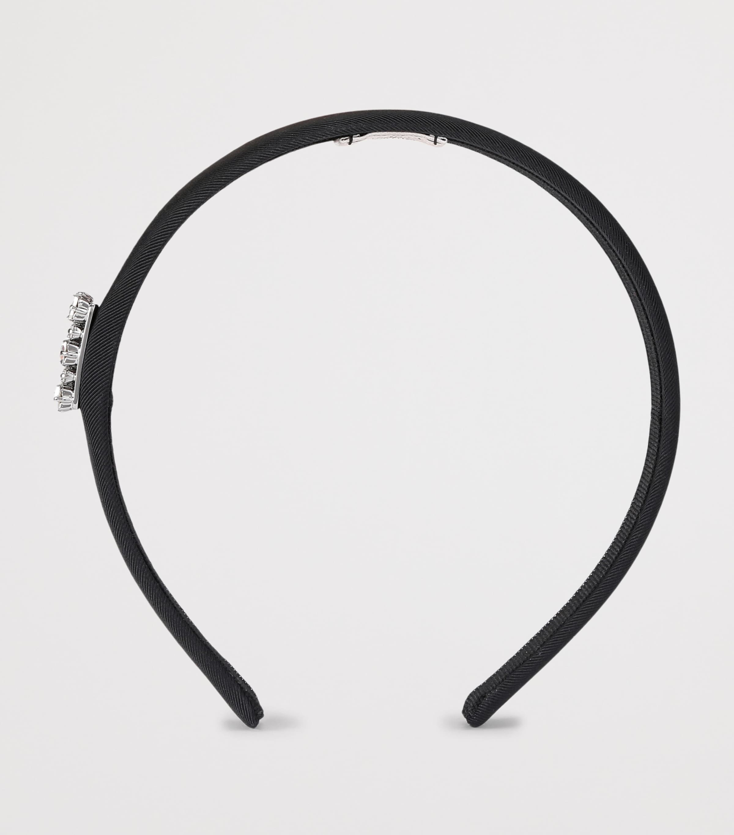 Grosgrain Tres Vivier Headband BLACK Image 2