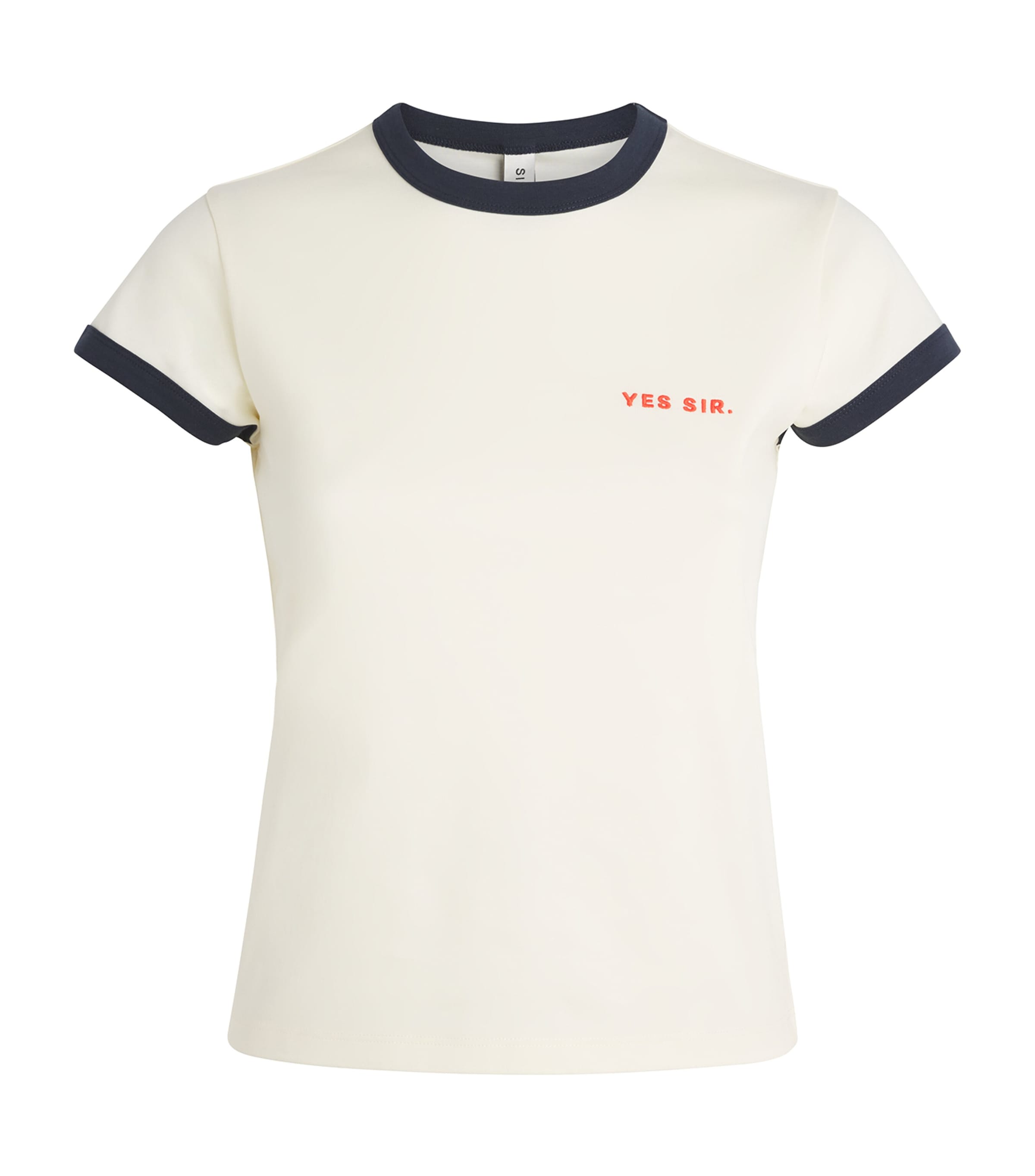 Sir Cotton-blend Fitted T-shirt In White