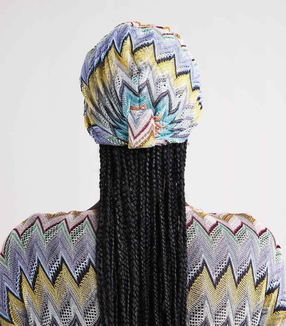 Missoni Knot-Front Zigzag Turban Smsor Multicolor Image 2