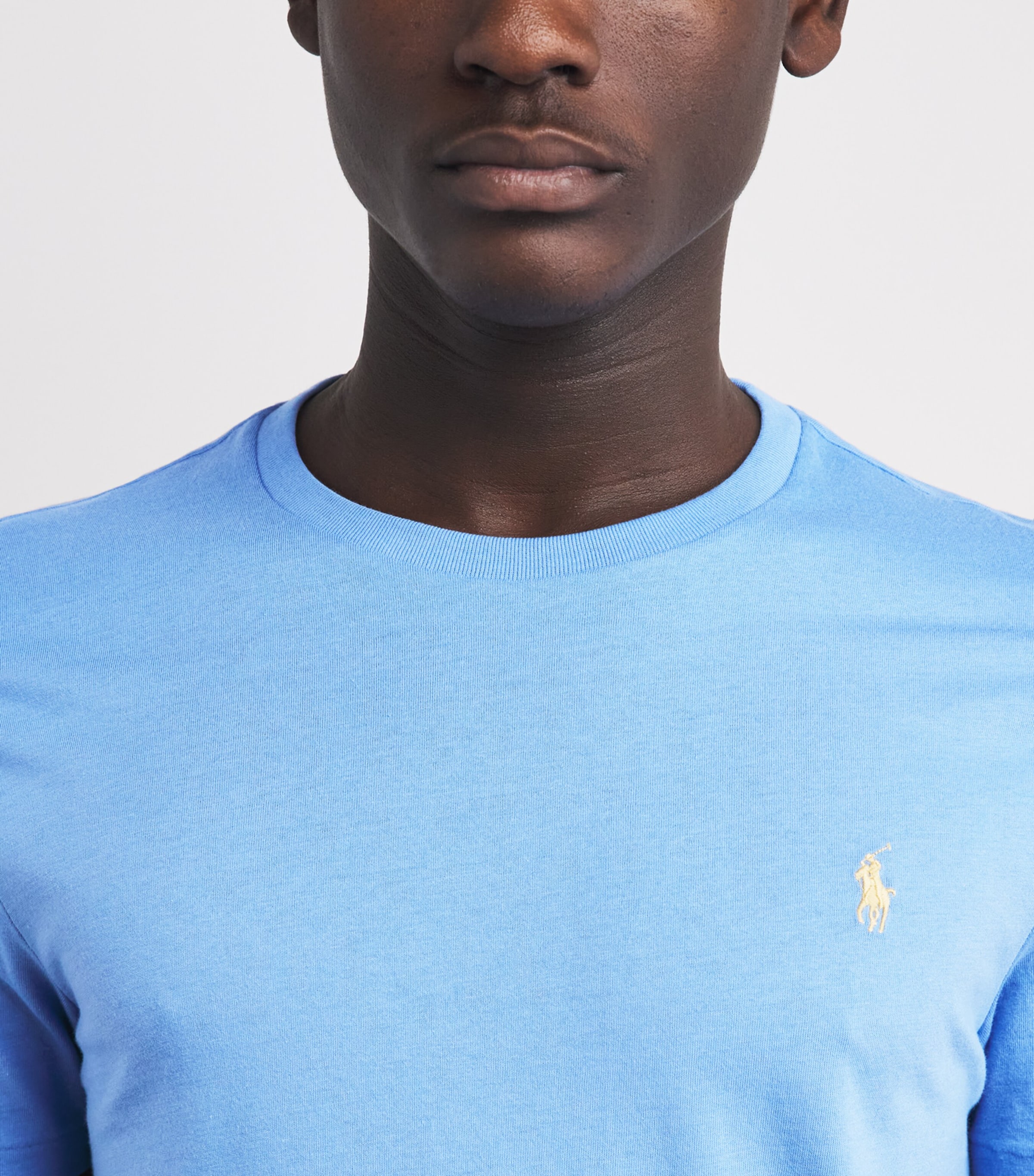 Polo Ralph Lauren Mens Cotton Custom-Fit Polo Pony T-Shirt Bristol Image 3
