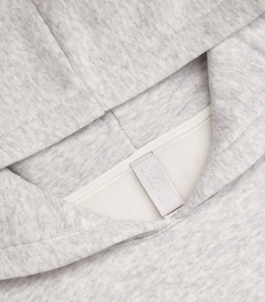 Fleece Lounge Relaxed Hoodie LIGHT HEATHER GREY Image 5