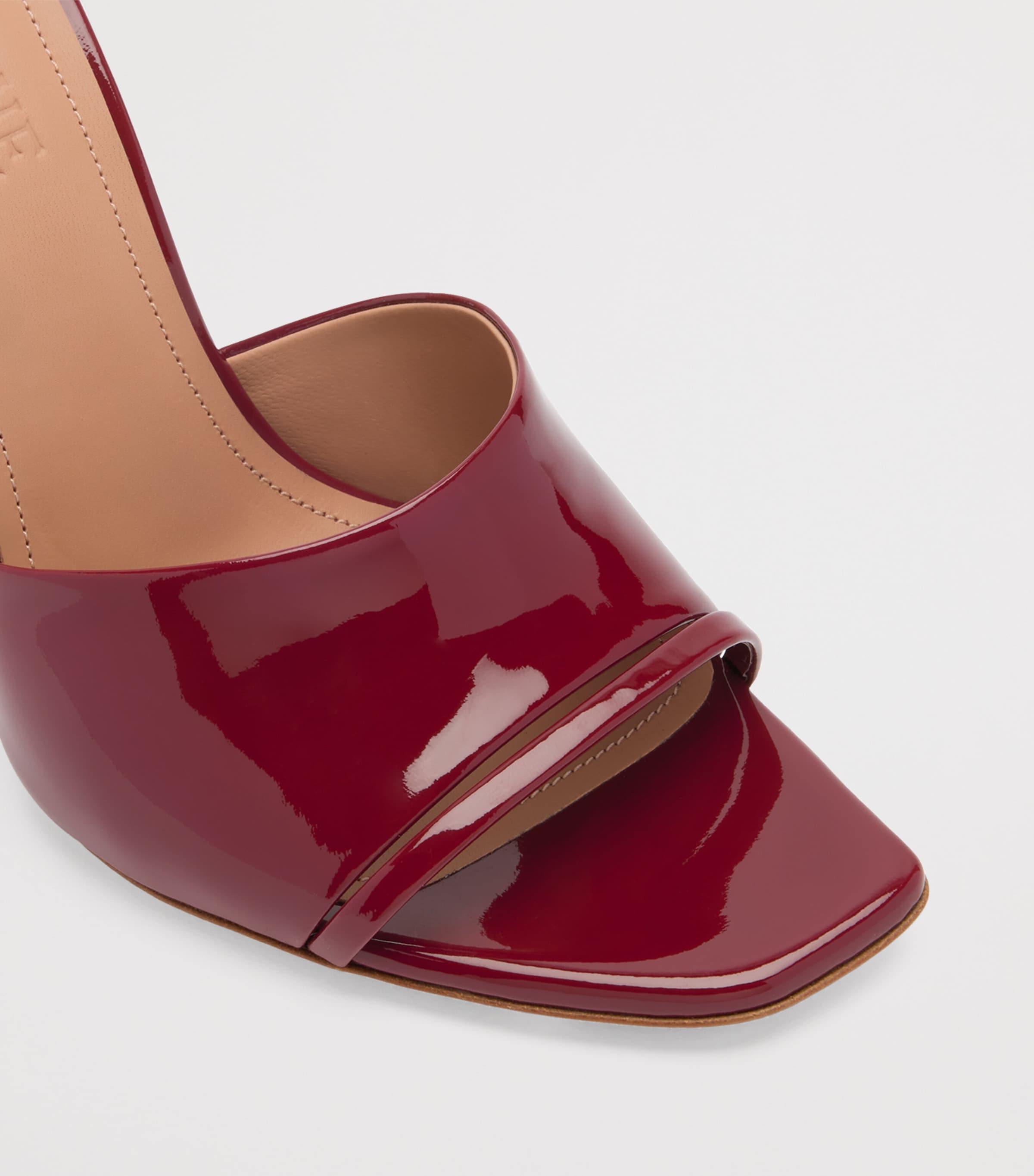 Patent Leather Roxanne Mules 90 ROSEWOOD Image 5