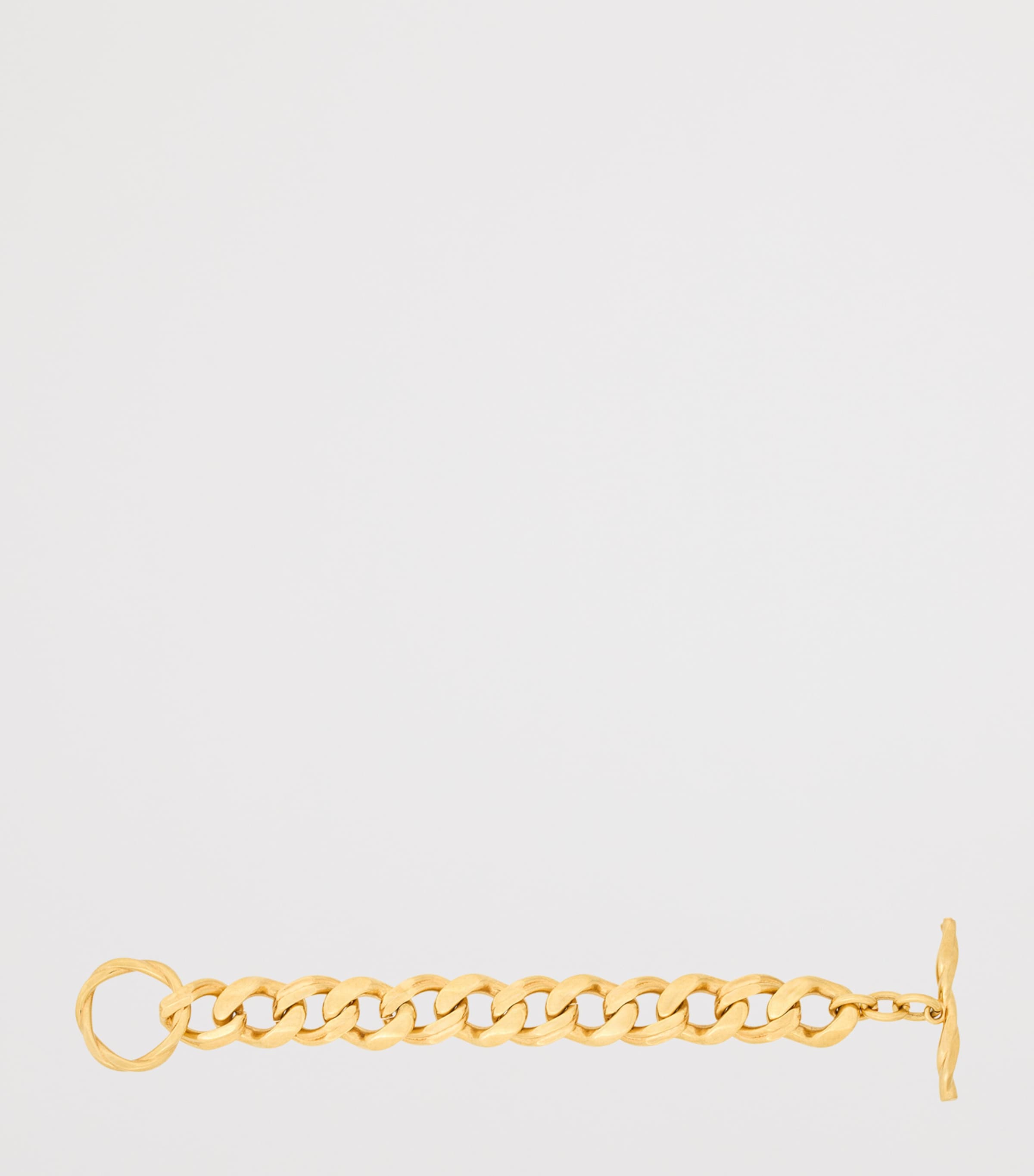 Hammered Curb Chain Link Bracelet 8060 Image 2