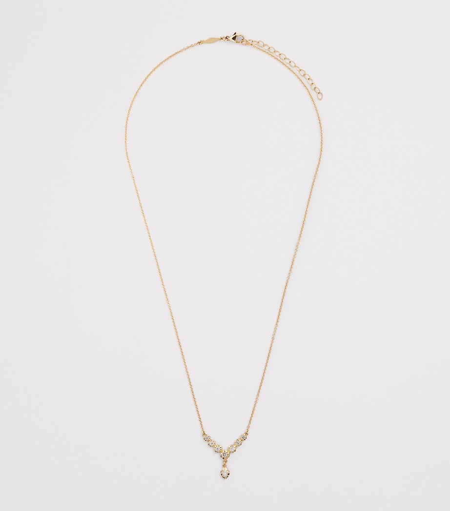 Yellow Gold and Diamond Sophia Necklace YELLOW GOLD Image 3