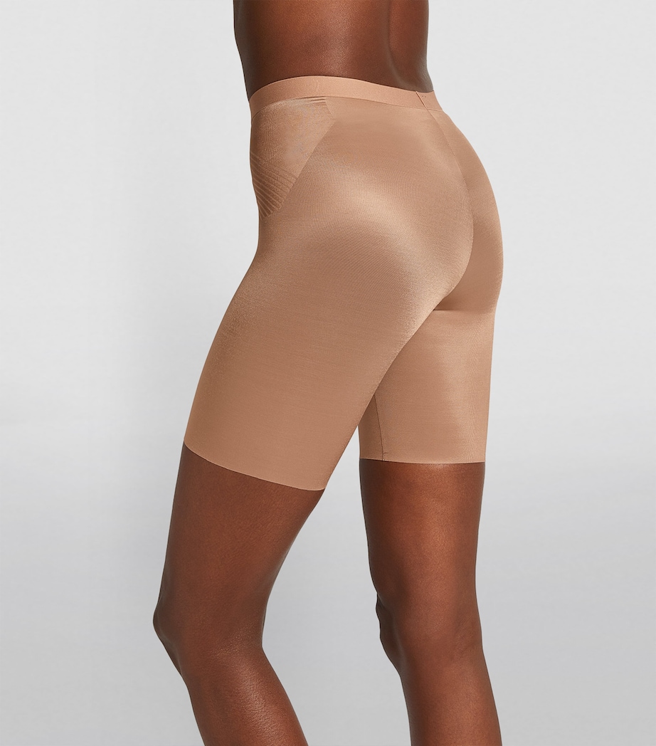 SPANXshape Invisible Mid-Thigh Shorts - Medium Control CAFÉ AU LAIT Image 3