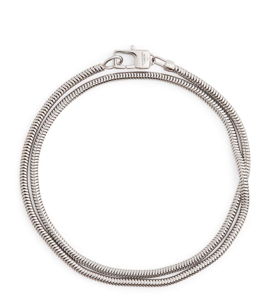 Rhodium-Plated Sterling Silver Serpente Bracelet SILVER Image 1
