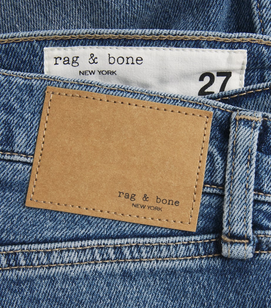 Rag & Bone Womens Harlow Straight Jeans Accord Image 6