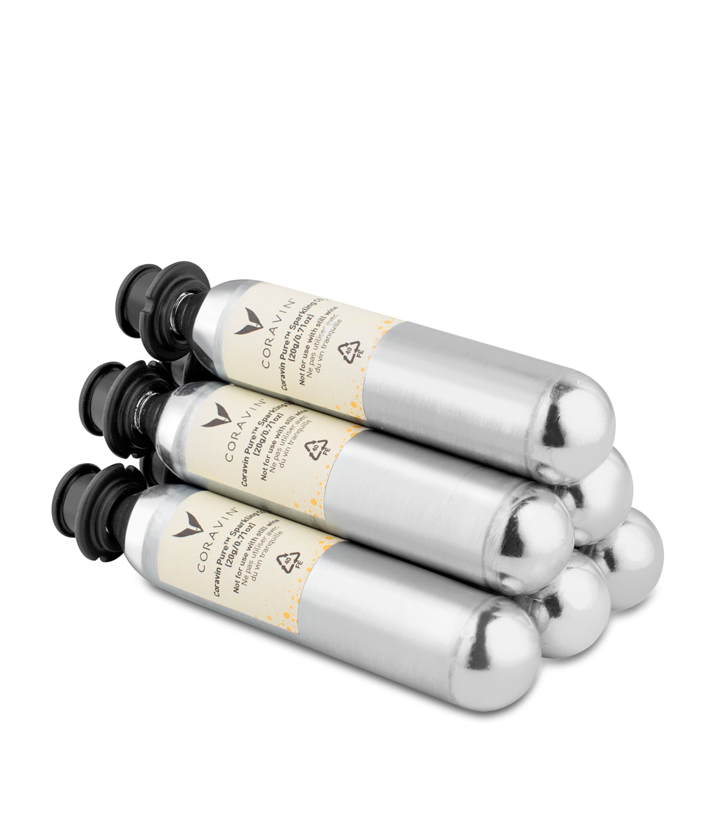 Coravin Pure Sparkling CO2 Capsules (Pack of 6) | Dining | Barware | Wine Accessories | Designers | Coravin