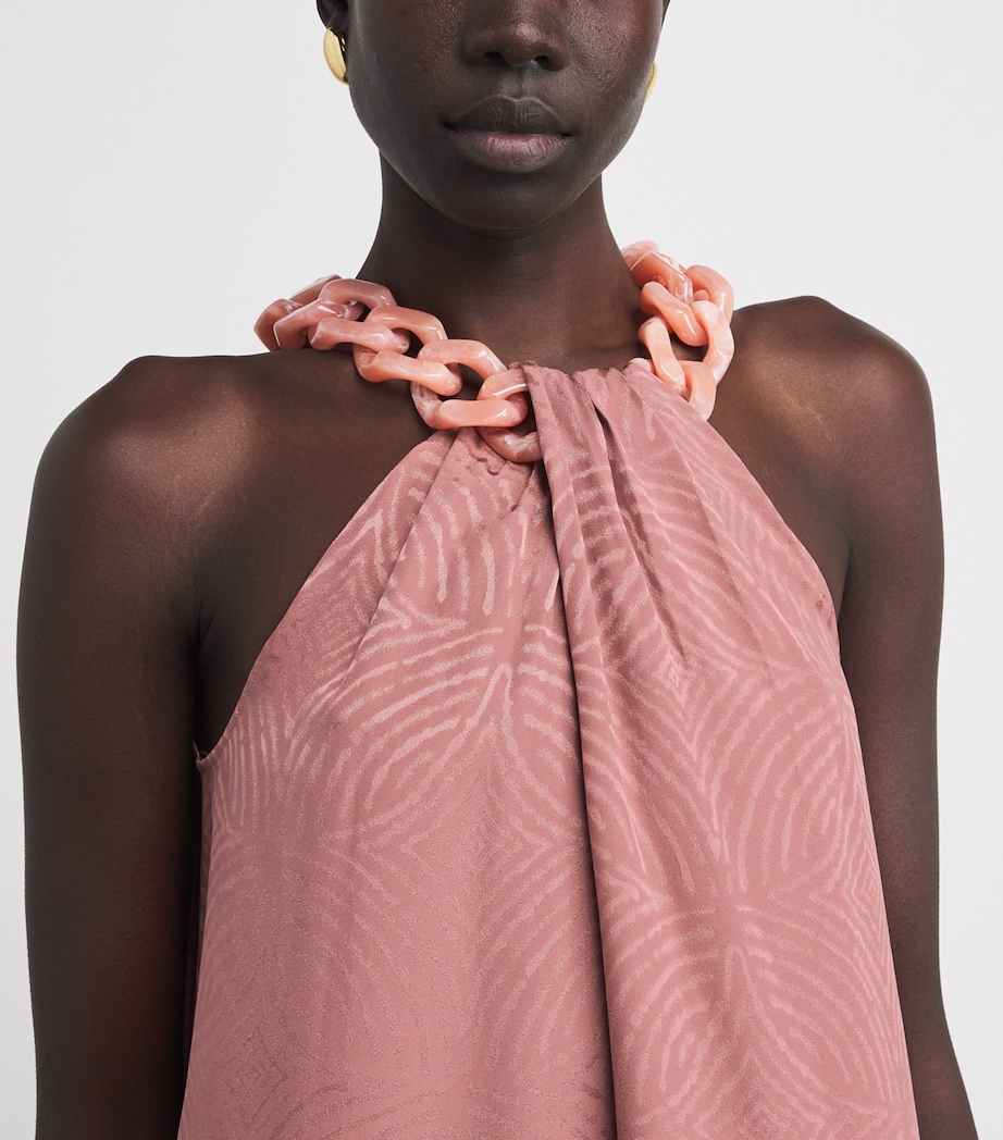 Joseph Womens Silk Parc Maxi Dress Musk Image 3