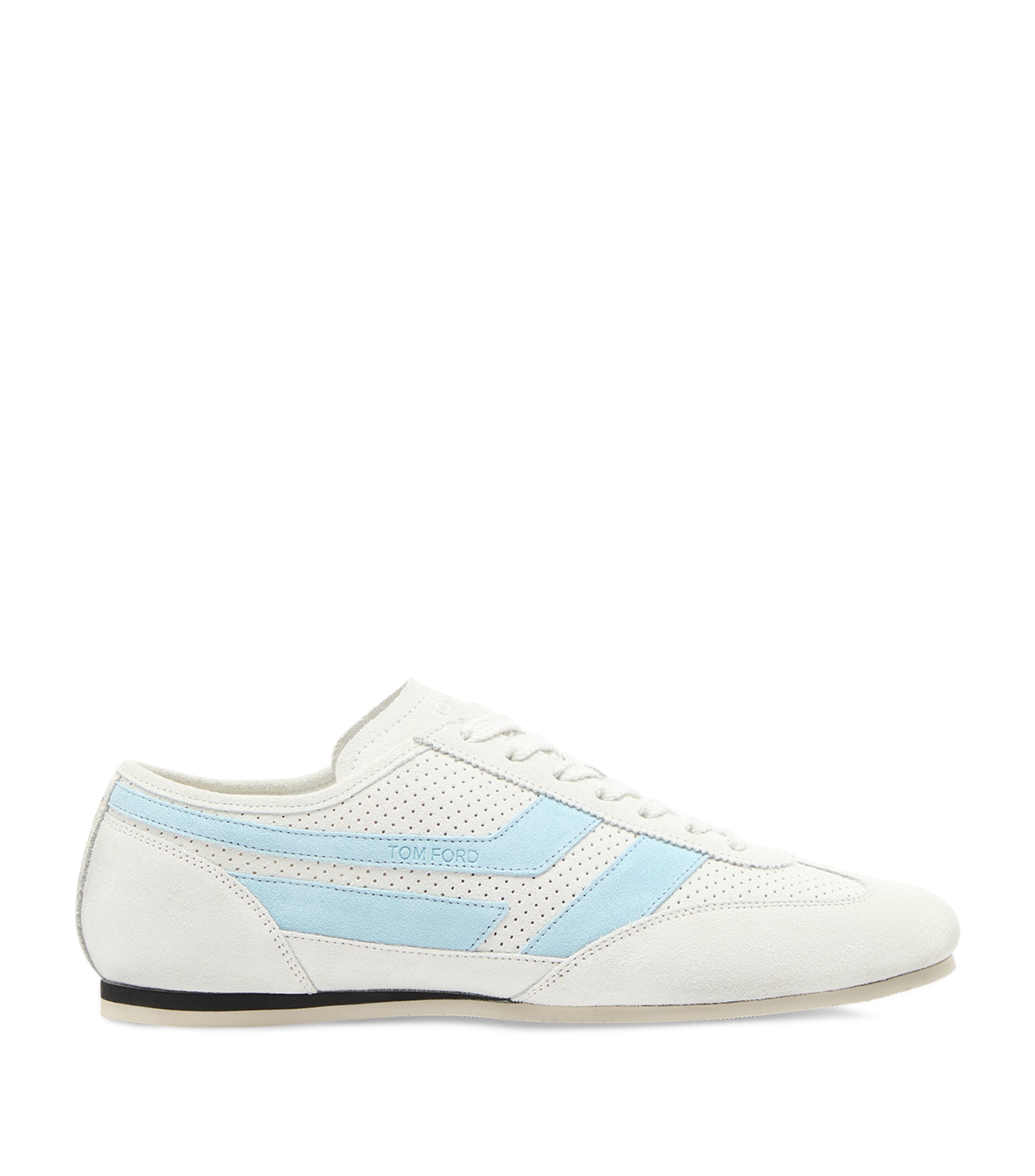 TOM FORD Suede Low-Top Sneakers Wue Image 1