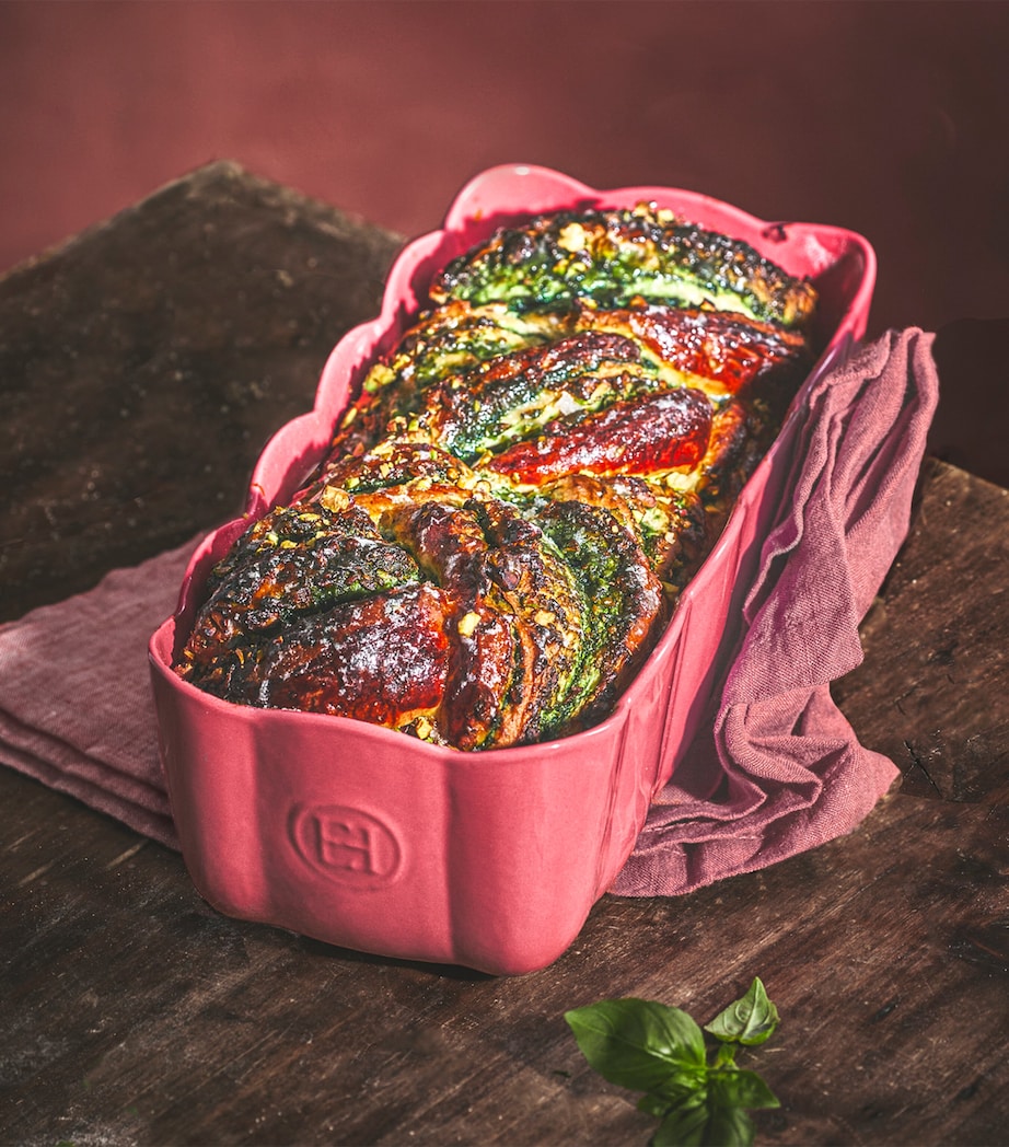 Ceramic Madeleine Loaf Dish (28.5cm) PINK Image 4