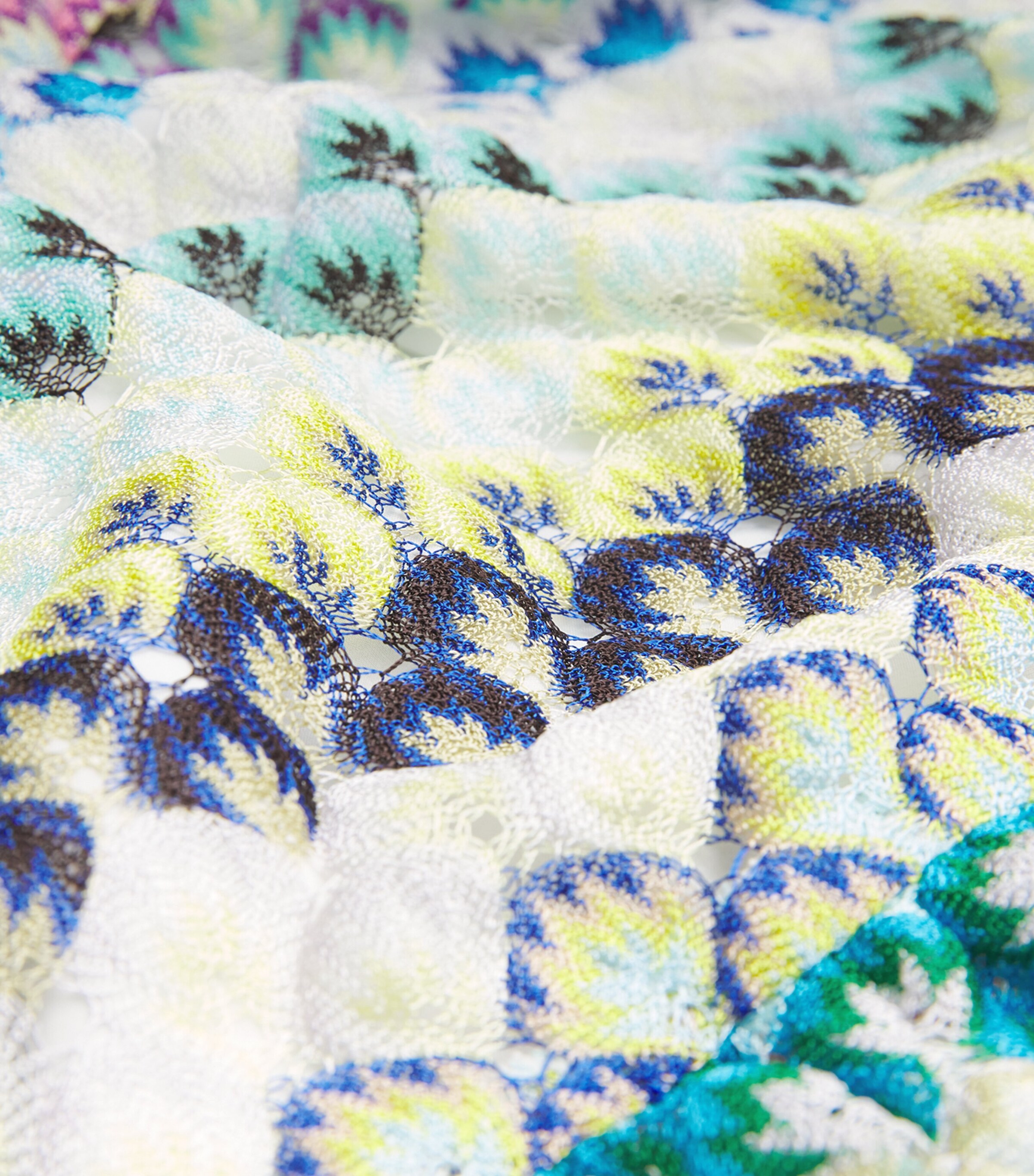 Geometric Jacquard Mini Dress S507H MULTI Image 5