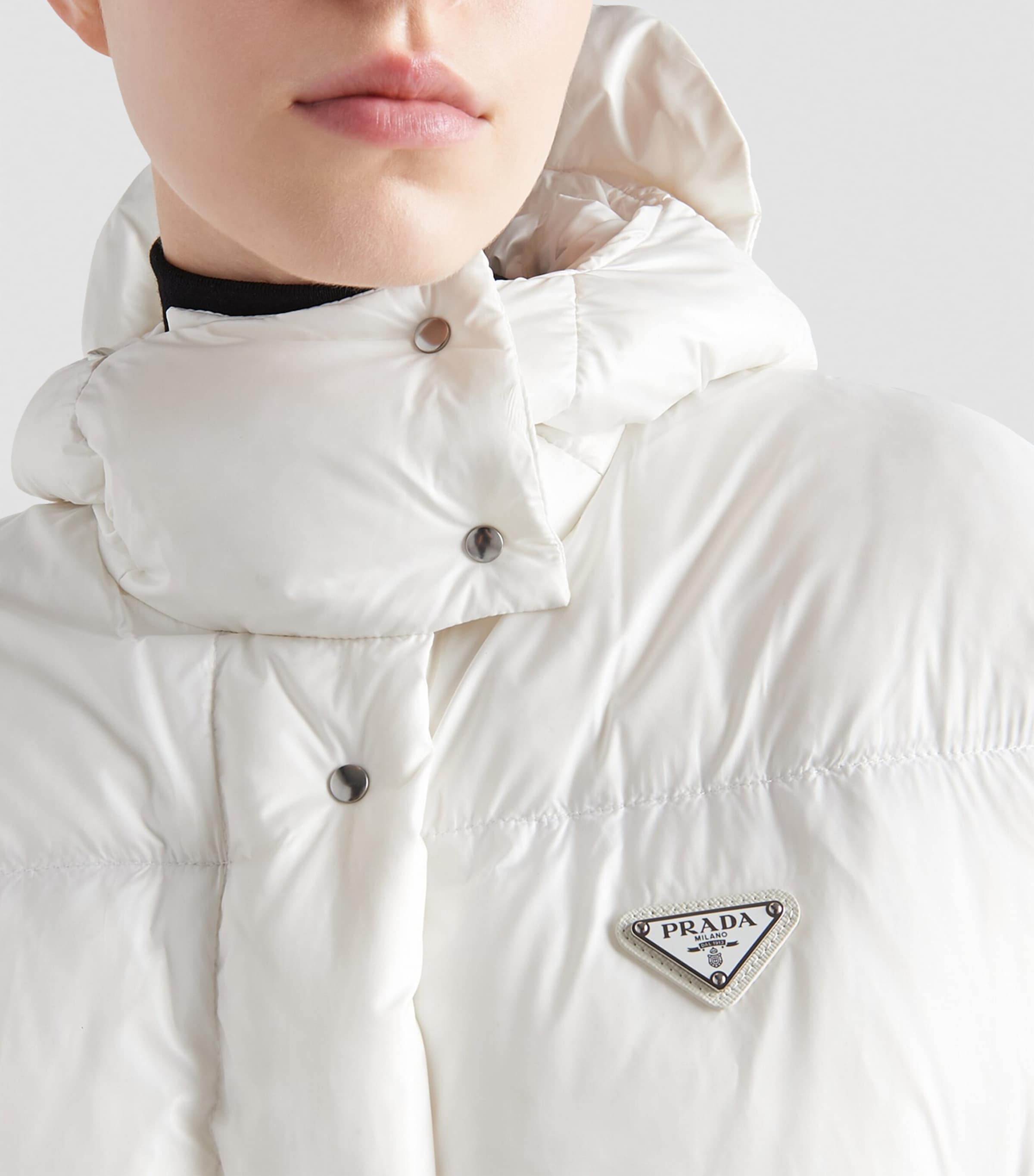 Crop Re-Nylon Puffer Jacket F0009 Image 3