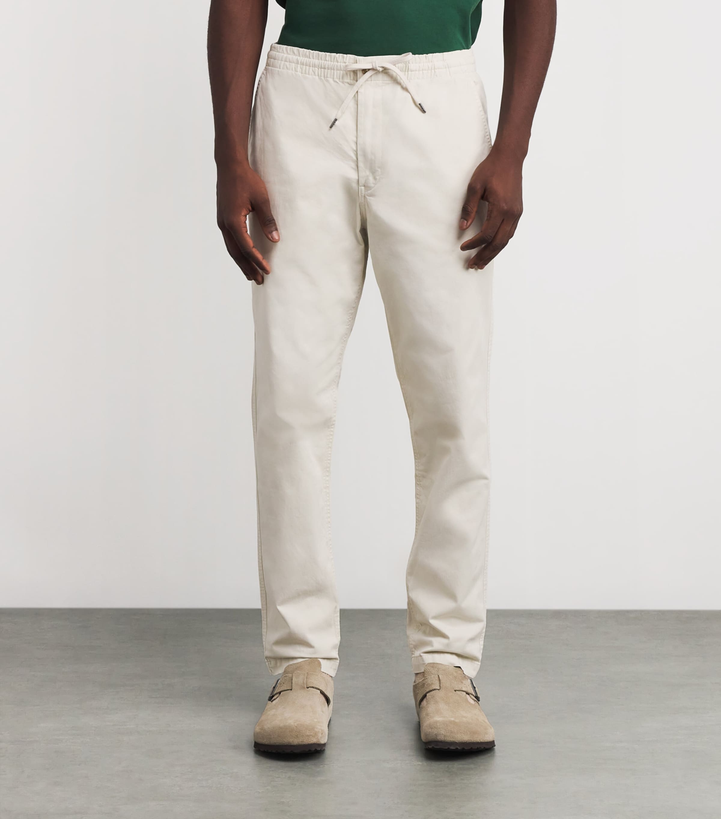 Stretch-Cotton Prepster Trousers STONE Image 3