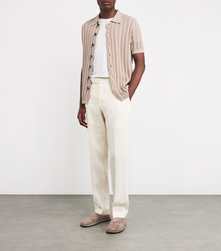 Cotton Knitted Shirt 220 SABBIA Image 2