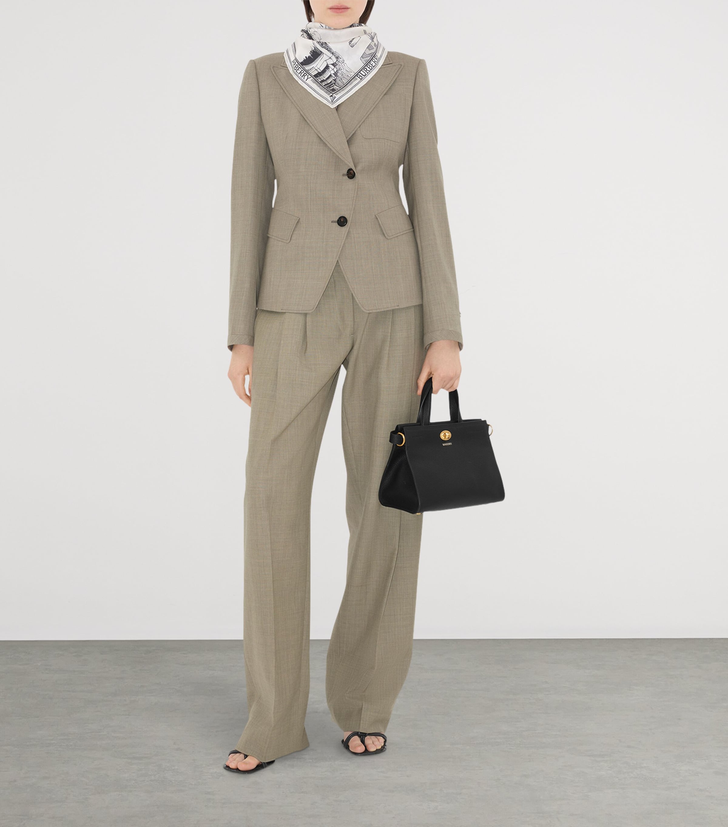 Mini Calfskin Cotswolds Tote Bag BLACK Image 2