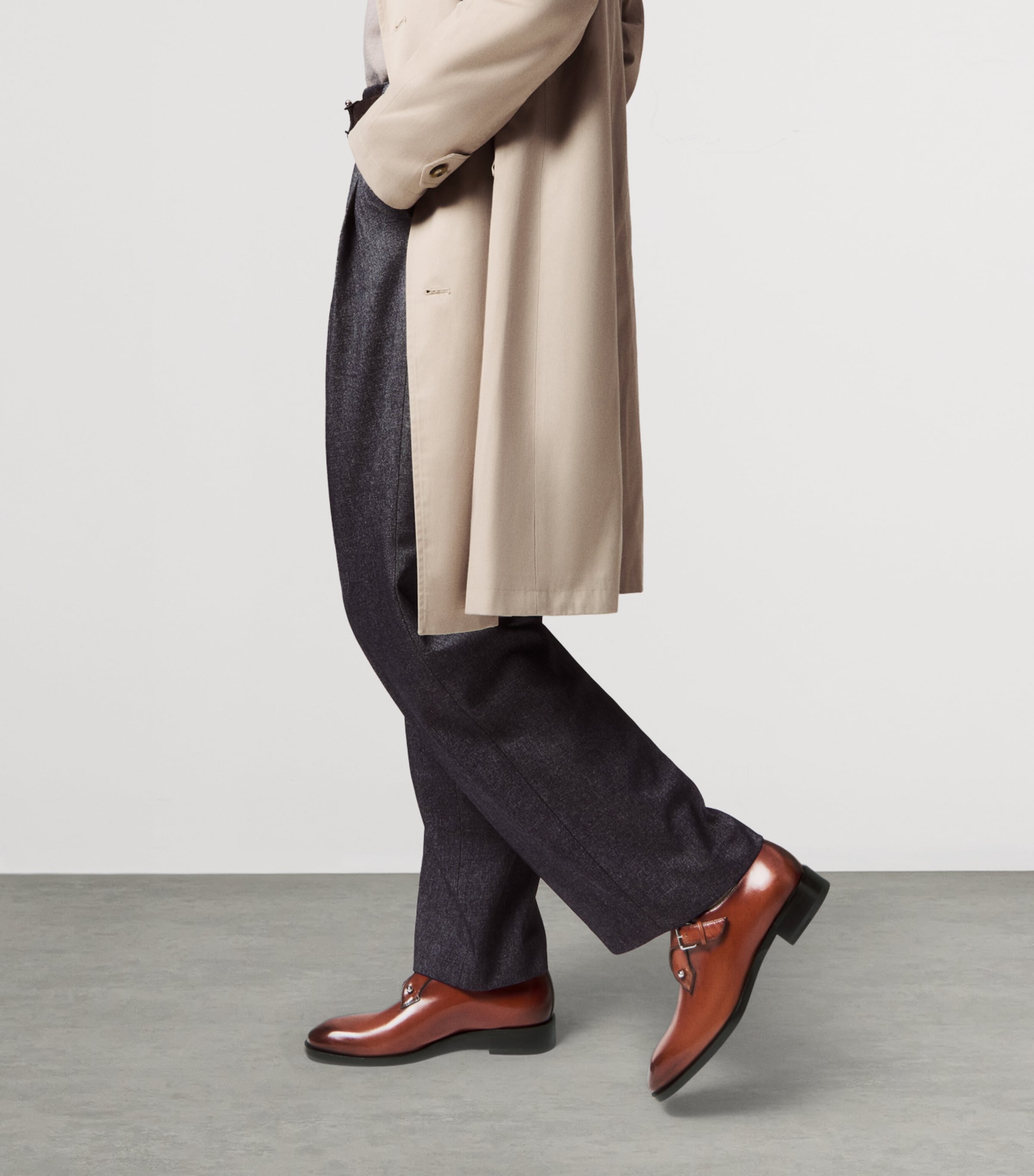 Chambelimonk Leather Monk Shoes O437 Image 2